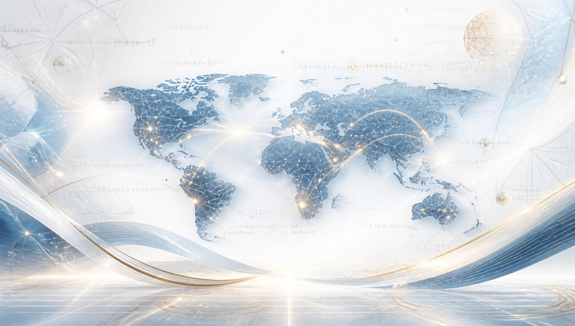 Global network of mathematical and AI connections